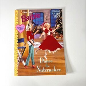Vintage 1996 Barbie Dance the Nutcracker Golden Books Coloring Activity Book